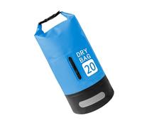 Wdbild Bolsa de almacenamiento a prueba de agua de 20 L, bolsa seca con correa ajustable para el hombro, paquetes secos para senderismo y natación, Blue, Talla única