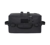 Wdbild Bolsa de almacenamiento para utensilios de cocina para camping, parrillas, pícnics y utensilios de cocina, organizador de cocina, ollas de estufa, bolsa de transporte portátil, Black
