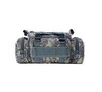 Wdbild Bolsa de camping de gran capacidad multifuncional para señuelos de cintura, bolsa de hombro para pesca y aparejos de pesca, Color Acu
