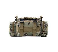 Wdbild Bolsa de camping de gran capacidad multifuncional para señuelos de cintura, bolsa de hombro para pesca y aparejos de pesca, a
