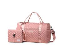 Wdbild Bolsa de fitness de gran capacidad, elegante equipaje, a la moda, deportiva, para mamá, para pasar la noche, viajes, gimnasio, gran capacidad, entrenamiento, deporte