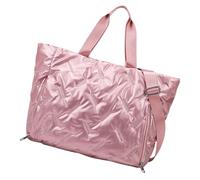 Wdbild Bolsa de gimnasio de gran capacidad, bolsa de viaje, a la moda, para fitness, deportes, fines de semana, portátil, hombro, gimnasio, mujer, gran capacidad, asa superior, esterilla de yoga