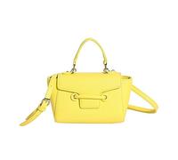 Wdbild Bolsa de hombro compacta para minimalistas de poliuretano, bolsa cruzada elegante y práctica para viajes diarios, Amarillo