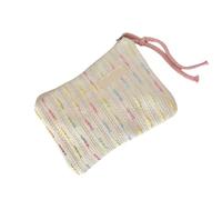 Wdbild Bolsa de maquillaje, bolsa de cosméticos portátil organizada para pintalabios, mantiene tu colección de maquillaje limpia y accesible para mujeres elegantes, Leche blanca, Talla única