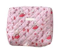 Wdbild Bolsa de maquillaje, bolsa de maquillaje con estampado de dibujos animados, espaciosa bolsa de almacenamiento para artículos de tocador para viajes y uso al aire libre, Vacaciones, 24*17*8cm