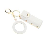 Wdbild Bolsa de maquillaje, práctica y portátil, elegante y compacto, soporte para bálsamo labial para uso diario casual, White, Talla única