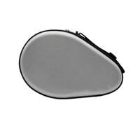 Wdbild Bolsa de pala de pingpong de peso ligero, impermeable, portátil, rígida, para raquetas de tenis de mesa, bolsa con cremallera en forma de calabaza, bolsa resistente al agua, funda rígida para