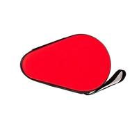 Wdbild Bolsa de pala de pingpong de peso ligero, impermeable, portátil, rígida, para raquetas de tenis de mesa, bolsa con cremallera en forma de calabaza, bolsa resistente al agua, funda rígida para