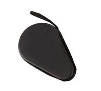 Wdbild Bolsa de pala de pingpong de peso ligero, impermeable, portátil, rígida, para raquetas de tenis de mesa, bolsa con cremallera en forma de calabaza, bolsa resistente al agua, funda rígida para