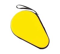 Wdbild Bolsa de pala de pingpong de peso ligero, impermeable, portátil, rígida, para raquetas de tenis de mesa, bolsa con cremallera en forma de calabaza, bolsa resistente al agua, funda rígida para