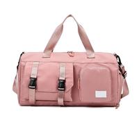 Wdbild Bolsa de viaje, bolsa de deporte para gimnasio, bolsa de lona con compartimento para zapatos, bolsa de viaje impermeable para gimnasio, natación, vacaciones, Polen de melocotón, 47*25*23cm