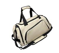Wdbild Bolsa de viaje, bolsa de fitness, gimnasio, viajes, casual, bolsa de deporte, bolsa de viaje de negocios, hombro de gran capacidad, bolsas de noche, White, Talla única