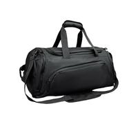 Wdbild Bolsa de viaje, bolsa de fitness, gimnasio, viajes, casual, bolsa de deporte, bolsa de viaje de negocios, hombro de gran capacidad, bolsas de noche, Black, Talla única