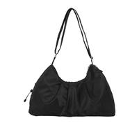 Wdbild Bolsa de viaje, bolsa de gimnasio para mujer con compartimento para zapatos, bolsas de yoga, bolsas de fin de semana con correa, bolsa cruzada de yoga, Black, Talla única