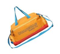 Wdbild Bolsa de viaje de gran capacidad para mujeres y hombres, bolsa de hombro deportiva de nailon, impermeable, mochila cruzada de viaje grande para actividades al aire libre, Amarillo, Talla única
