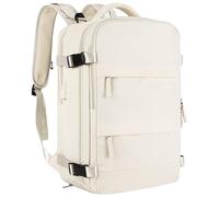 Wdbild Bolsa de viaje, mochila de viaje, mochila para laptop, senderismo, deportes, mochila informal, mochila de gran capacidad, mochila escolar, beige, Talla única