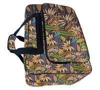 Wdbild Bolsa de viaje para máquina de coser, funda protectora de nailon con amplio espacio para herramientas y nociones, colores vibrantes, diseños elegantes, Color marrón
