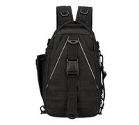 Wdbild Bolsa impermeable para aparejos de pesca, bolsa de hombro individual para exteriores, gran capacidad, almacenamiento de herramientas de aparejos de pesca
