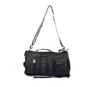 Wdbild Bolsa impermeable para señuelos de pesca, mochila de pesca de gran capacidad, carrete de caña de pescar, bolsa de aparejos, bolsas de hombro para deportes al aire libre, Black