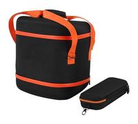 Wdbild Bolsa protectora portátil para altavoz, caja de almacenamiento ligera, resistente al desgaste para PE1 PE2, funda organizadora, Color naranja