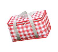 Wdbild Bolsa térmica térmica para pícnics con cremalleras en la parte superior, reutilizables, para playa caliente o fría, entrega de alimentos, bolsas de compras, portabebidas, aislados
