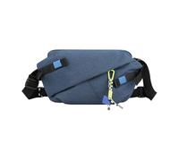 Wdbild Bolso bandolera casual con correa ajustable con múltiples bolsillos, bolsa de hoboes de moda, para mujeres y hombres, Blue, One Size
