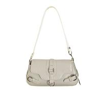 Wdbild Bolso cruzado francés para mujer, bolso de hombro a juego, vintage, de piel sintética, bolso de moda para las axilas, White