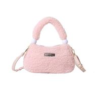 Wdbild Bolso de hombro de felpa, suave y cómodo, bolso cruzado de moda para novia, a