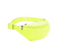 Wdbild Bolsos de mano para mujeres y hombres, bolsa cruzada pequeña con correa ajustable para correr, senderismo, viajes, deportes, verde fluorescente, Talla única