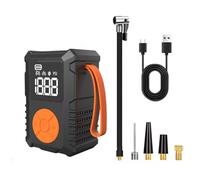 Wdbild Bombas de aire eléctricas portátiles infladoras de neumáticos de 80 W para bicicletas, coche, motocicleta, compresor inalámbrico, inflador de neumáticos, compresor portátil