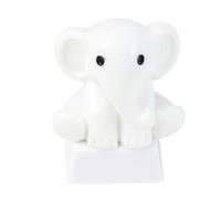 Wdbild Bonita decoración de teclado de elefante de dibujos animados para teclados mecánicos y entusiastas hechos a mano
