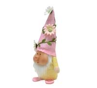 Wdbild Bonita muñeca de felpa de primavera con color de sombrero opcional para uso decorativo en interiores y exteriores, juguete de peluche coleccionable