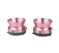 Wdbild Bujes de aluminio para dispositivos de carrete de cinta, accesorios de grabador, bujes de carrete, adaptadores de buje