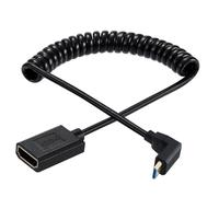 Wdbild Cable adaptador de cable retráctil para cámara de vídeo macho y hembra, 8 k60 Hz, 4 k120 Hz, para monitores, tarjetas gráficas, cámara de vídeo, adaptador macho/hembra