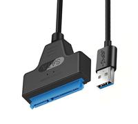 Wdbild Cable adaptador USB 3.0 de 6 Gbps para una transferencia eficiente de disco sólido/disco sólido de 2.5 pulgadas, soporta convertidor rápido de disco duro UASP