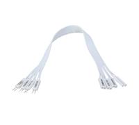 Wdbild Cable de extensión de panel frontal para placas base, interruptores, disco duro LED/PLED/Reset Power 20/30/50/100 cm, cable de extensión estandarizado de cabecera de pin