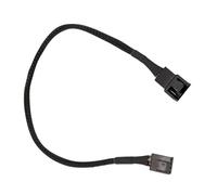 Wdbild Cable de extensión de ventilador de 4 pines, cable de alimentación de PC macho a hembra, cable divisor de 4 pines para carcasa de computadora, cable de extensión de alimentación