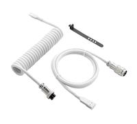 Wdbild Cable de teclado mecánico de doble manga en espiral USB para mejorar los juegos para entusiastas de los teclados