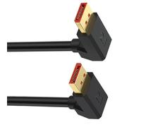 Wdbild Cable DisplayPort 2.1 de 50 cm, 54 Gbps, ancho de banda, soporta 16K 30Hz 8K120Hz 4K240Hz para monitores de juegos y dispositivos HDCP Cable de monitor de juegos