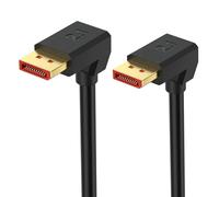 Wdbild Cable DisplayPort 2.1 de 50 cm, 54 Gbps, ancho de banda, soporta 16K 30Hz 8K120Hz 4K240Hz para monitores de juegos y dispositivos HDCP Cable de monitor de juegos