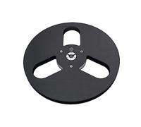 Wdbild Carrete de cinta de aluminio de 7 pulgadas con 3 agujeros, carrete abierto, carrete de aluminio de 7 pulgadas, caja de almacenamiento de cinta multicolor