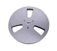 Wdbild Carrete de cinta vacía de 1/4 de 7 pulgadas con buje Nab Hub de carrete a carrete, accesorio de máquina de apertura de disco de aluminio vacío