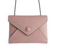 Wdbild Cartera compacta cruzada con correa para el hombro, pequeña bolsa de dinero, bolsillos para guardar llaves, bolsas de almacenamiento para mujeres, Pink, Talla única