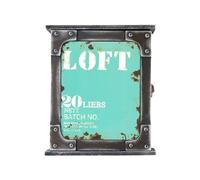 Wdbild Cerradura de pared para caja de seguridad con ganchos de madera retro para llaveros para caja de almacenamiento creativa para llaves
