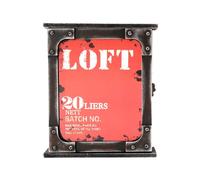 Wdbild Cerradura de pared para caja de seguridad con ganchos de madera retro para llaveros para caja de almacenamiento creativa para llaves