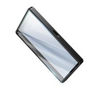 Wdbild Colorido estuche protector de tarjetas para vidrio inastillable clasificado coleccionable, almacenamiento seguro, marco de metal, estuche de almacenamiento de tarjetas