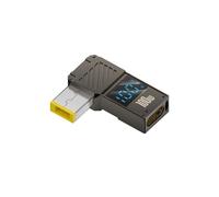 Wdbild Conector adaptador tipo C hembra a macho PD100W adecuado para voltajes, corriente de alimentación, portátiles, carga eficiente, conector USB C de alta potencia
