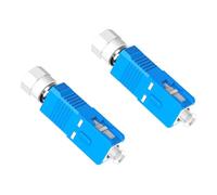 Wdbild Conector de fibra óptica profesional macho a hembra adaptador acoplador para red de fibra de baja pérdida de inserción