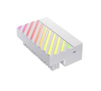Wdbild Conectores de alimentación de placa base de 90 grados, adaptador de corriente hembra a macho de 24 pines para PC de escritorio, adaptadores de corriente