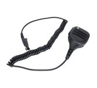Wdbild Conectores de sonido de 3,5 mm, micrófono de radio manos libres, fácil de usar, micrófono de mano estable para micrófono de solapa de hombro GP328plus GP338plus